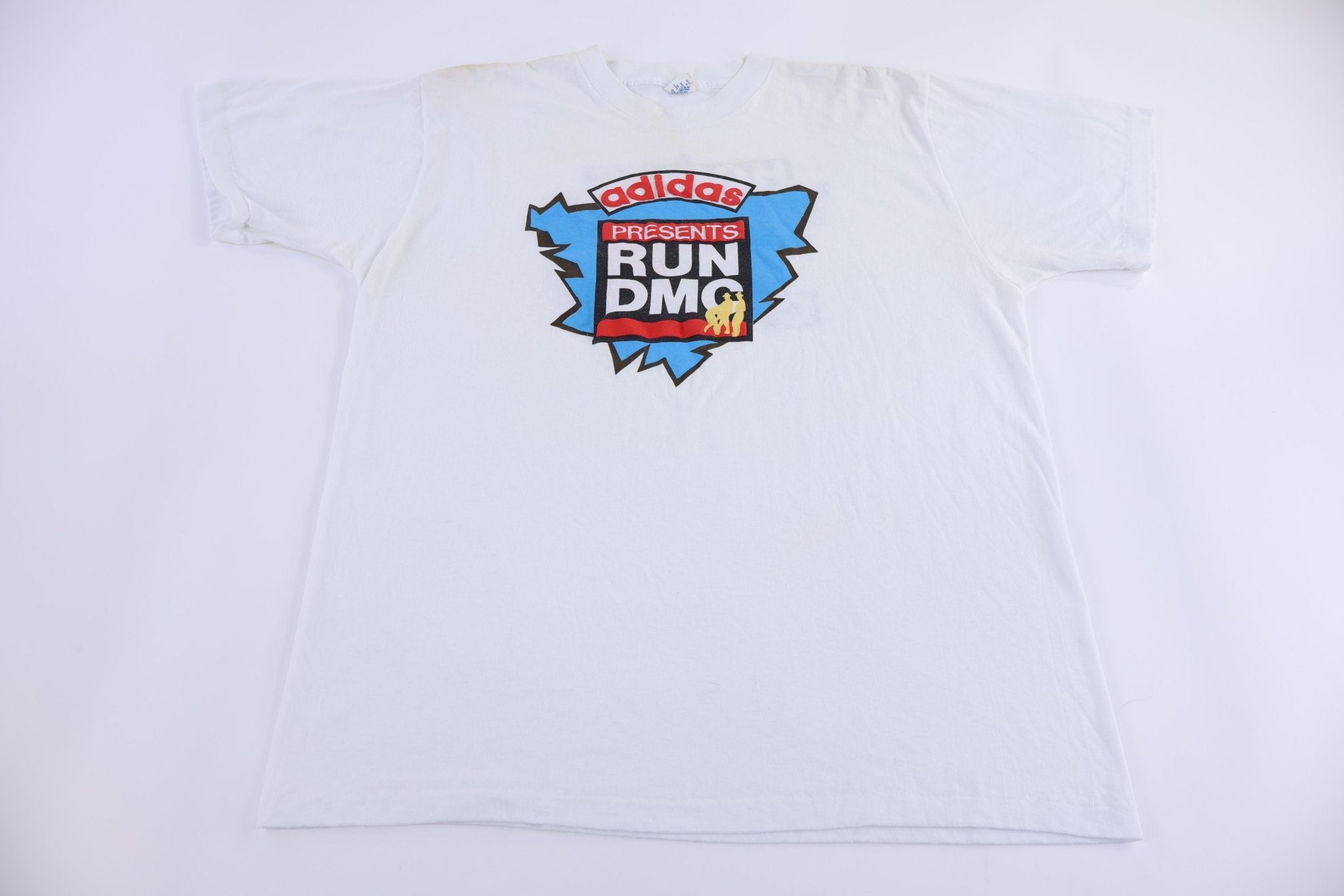 80's Adidas DMC Run T-shirt - Shirts & Tops - Thrifted Threads