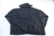 80's Adidas Embroidered Logo Black Windbreaker Jackett - Jacket - Thrifted Threads