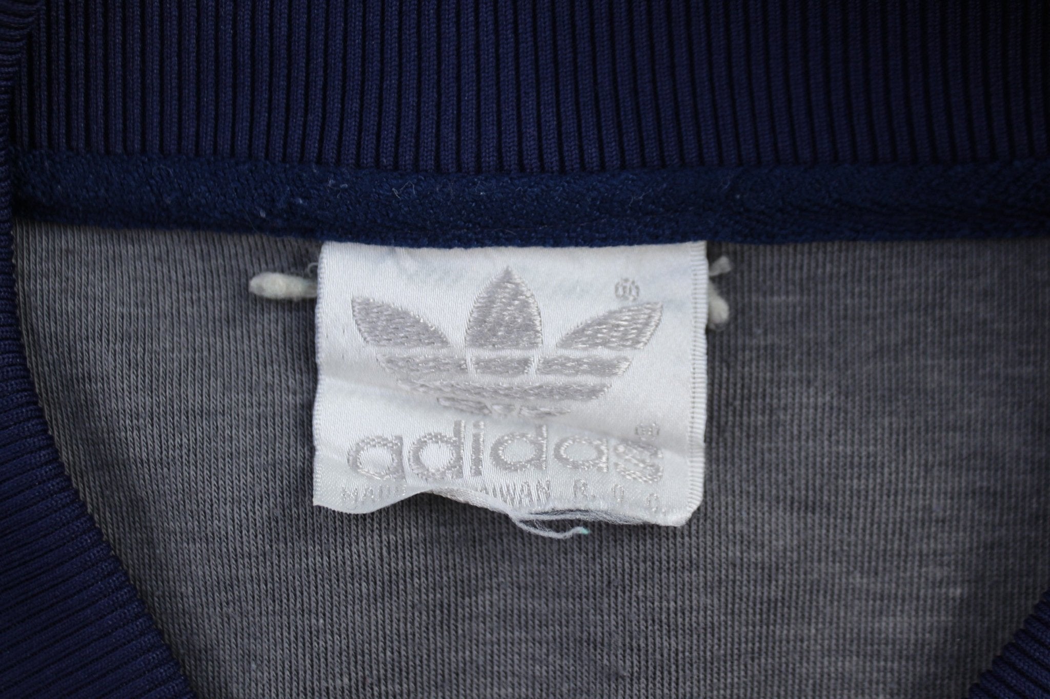 80's Adidas Embroidered Logo Full Zip Jacket - Jacket - Thrifted Threads