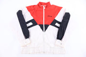 80's Adidas Embroidered Logo Multicolor Full Zip Jacket - Jacket - Thrifted Threads