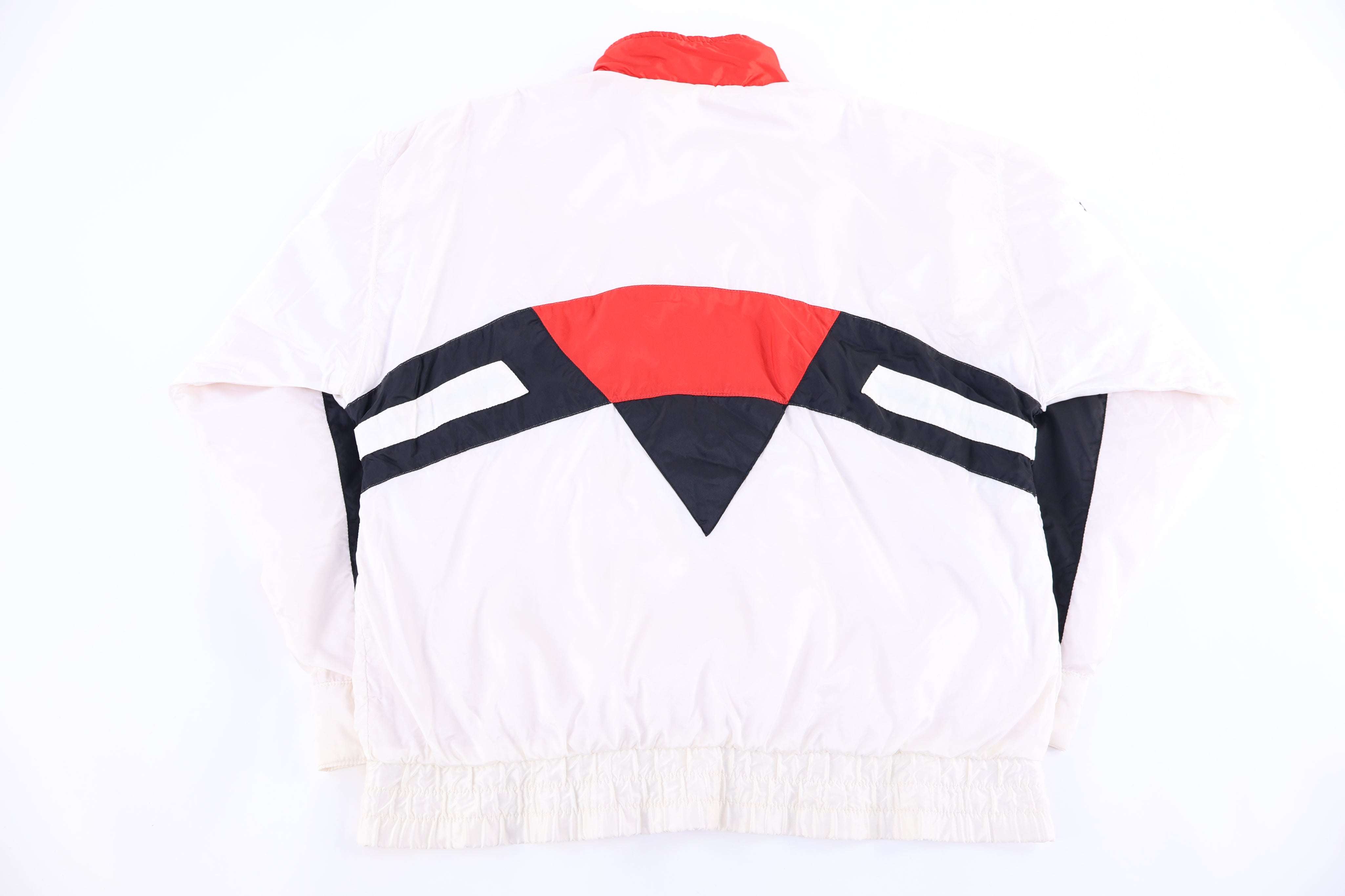 80's Adidas Embroidered Logo Multicolor Full Zip Jacket - Jacket - Thrifted Threads