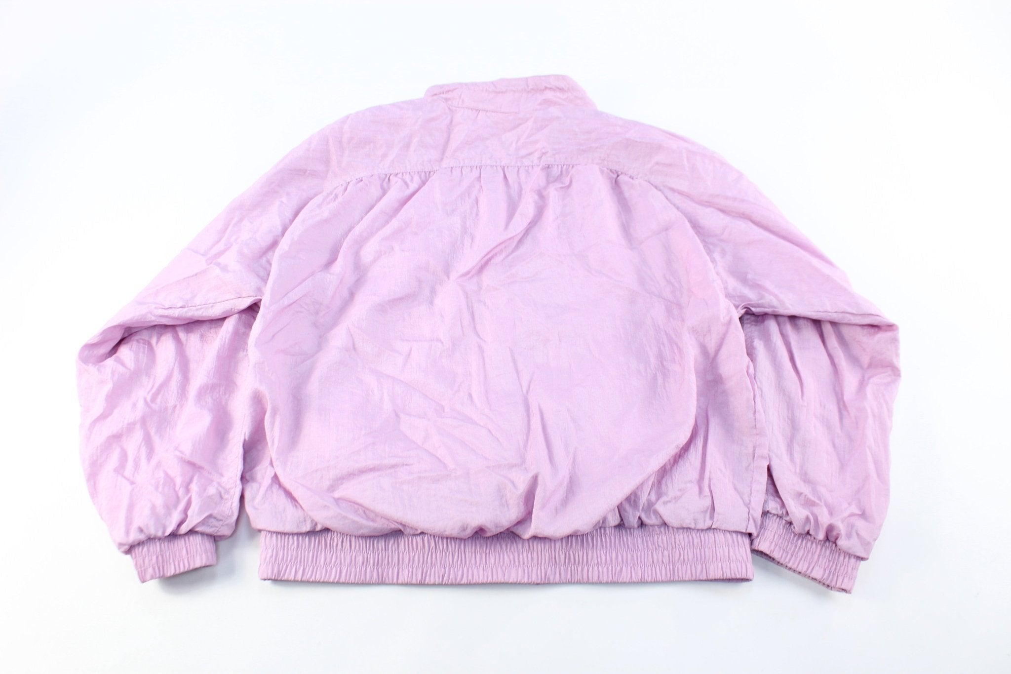 80's Adidas Embroidered Logo Purple Zip Up Jacket - Jackets - Thrifted Threads