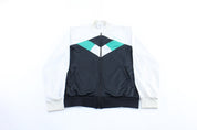 80's Adidas Logo Embroidered Zip Up Jacket - Jacket - Thrifted Threads