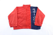 80's Adidas Logo Red & Blue Zip Up Jacket - Jacket - Thrifted Threads
