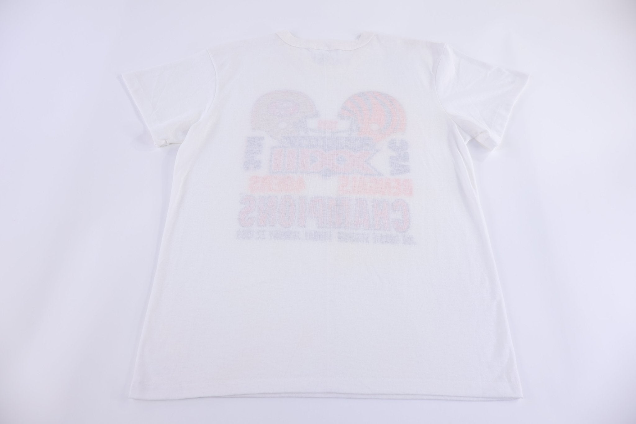 80's Bengals Vs 49ers Superbowl Football T-shirt - Shirts & Tops - Thrifted Threads