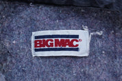 80's Big Mac Dark Wash Blanket Lined Chore Jacket - ThriftedThreads.com