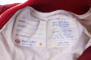 80's Boston College Maroon & Yellow Bomber Jacket - Jacket - Thrifted Threads