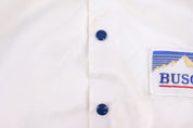 80's Busch Beers Satin Bomber Jacket - Jacket - Thrifted Threads