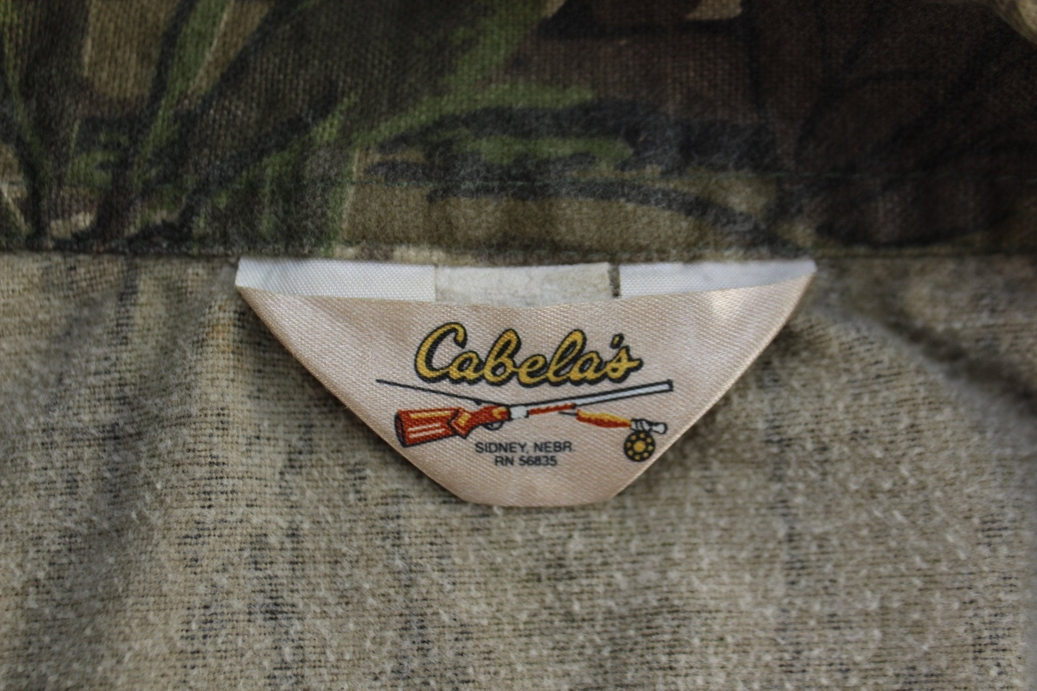 80's Cabela's Camo Full Zip Jacket - Jacket - Thrifted Threads