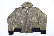 80's Camo Full Zip Lightweight Hoodie - jacket - Thrifted Threads