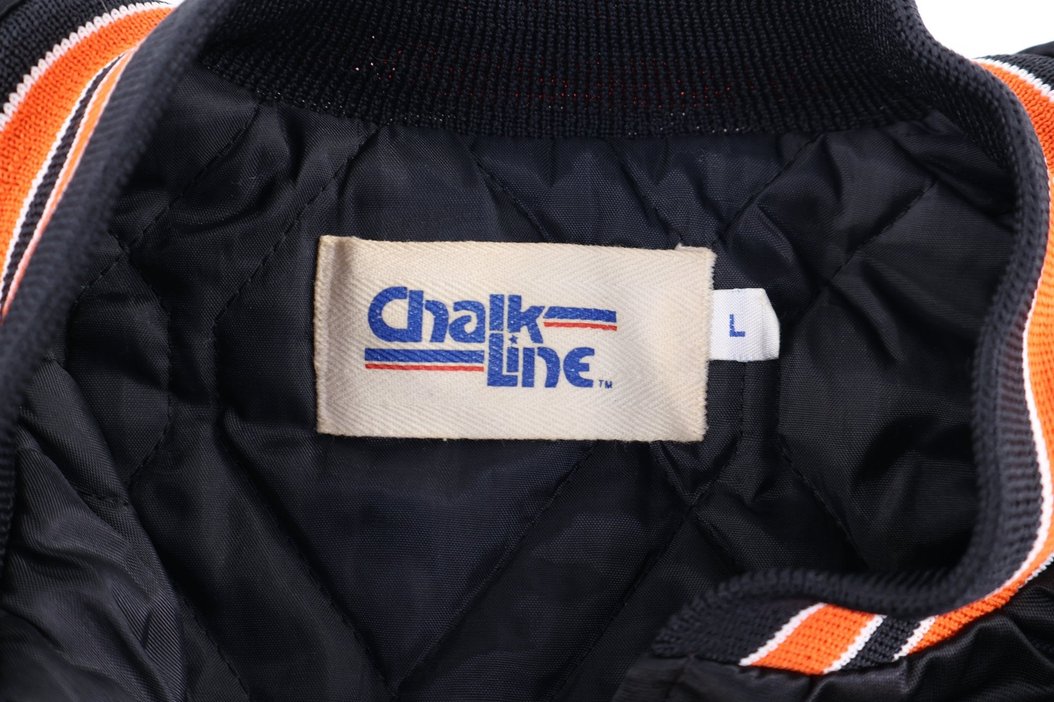 80's Chalk Line Cincinnati Bengals Football Bomber Jacket - Jacket - Thrifted Threads