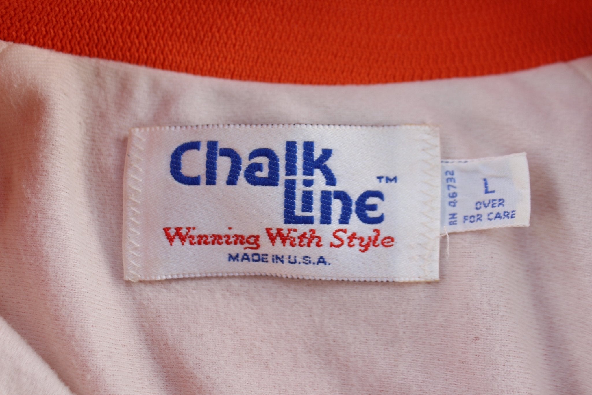 80's Chalk Line Cleveland Browns Satin Bomber Jacket - Jacket - Thrifted Threads