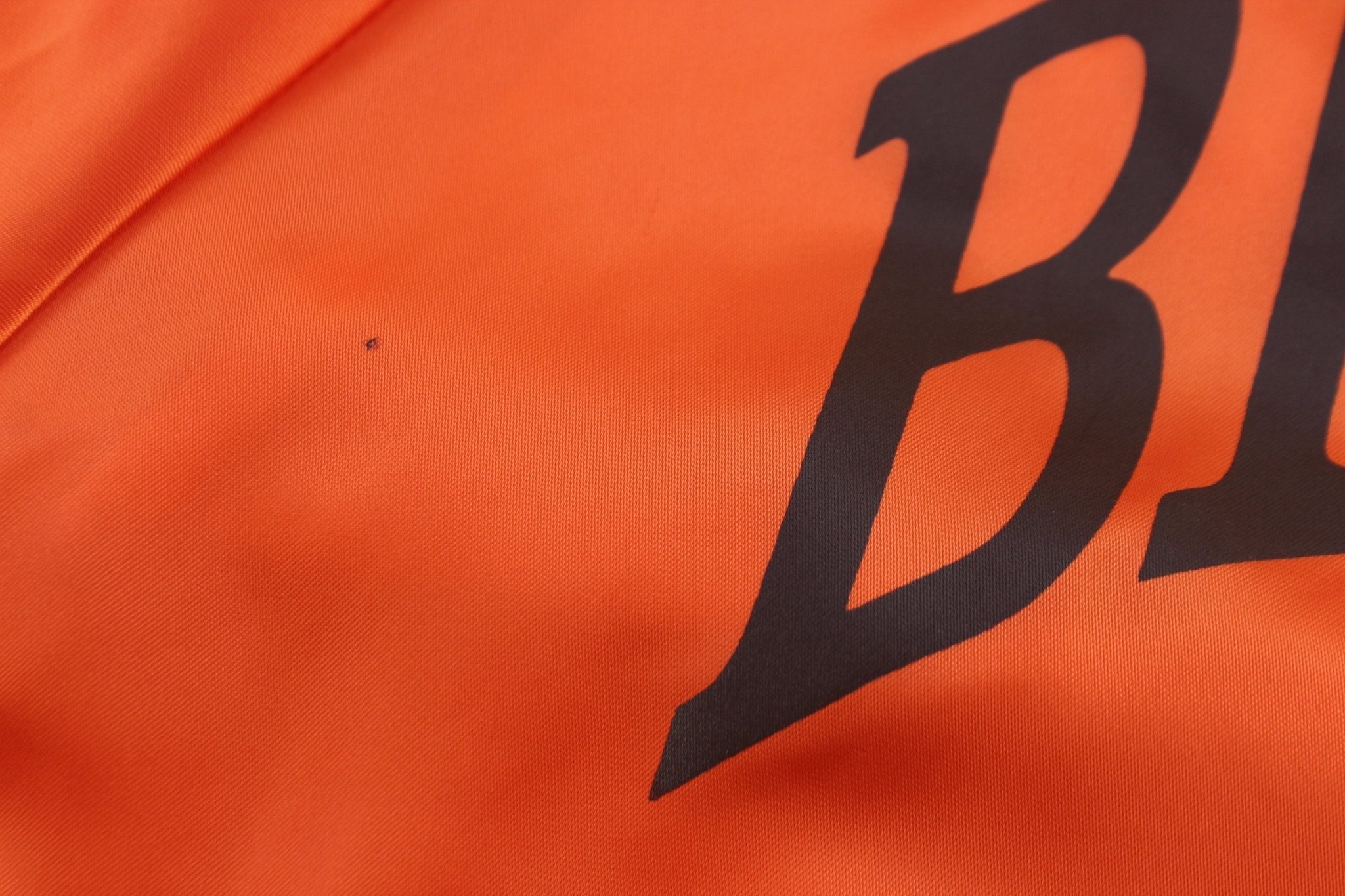 80's Chalk Line Cleveland Browns Satin Bomber Jacket - Jacket - Thrifted Threads
