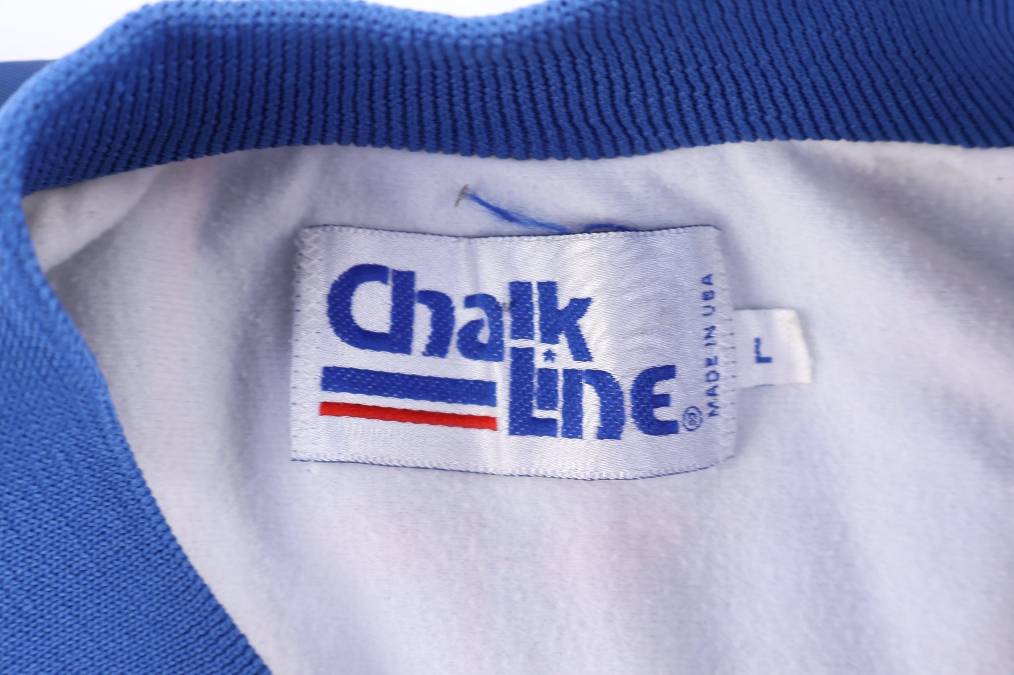 80's Chalk Line New York Giants Football Bomber Jacket - Jackets - Thrifted Threads