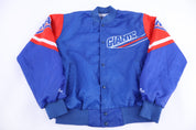 80's Chalk Line New York Giants Football Bomber Jacket - Jackets - Thrifted Threads