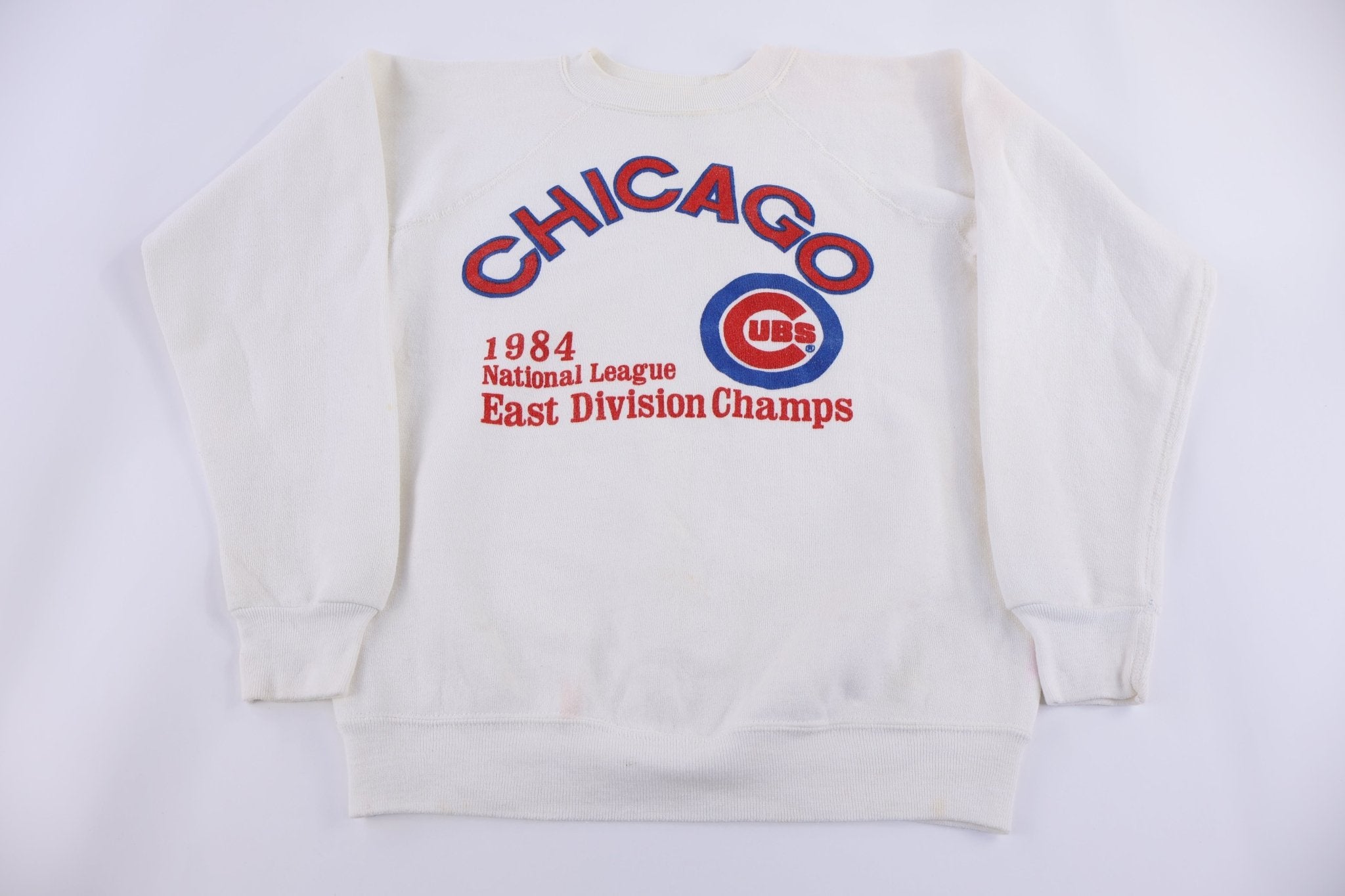 80's Chicago Cubs Football Sweatshirt - Sweatshirt - Thrifted Threads