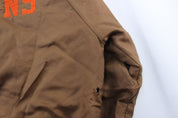 80's Cleveland Browns Embroidered Bomber Jacket - ThriftedThreads.com