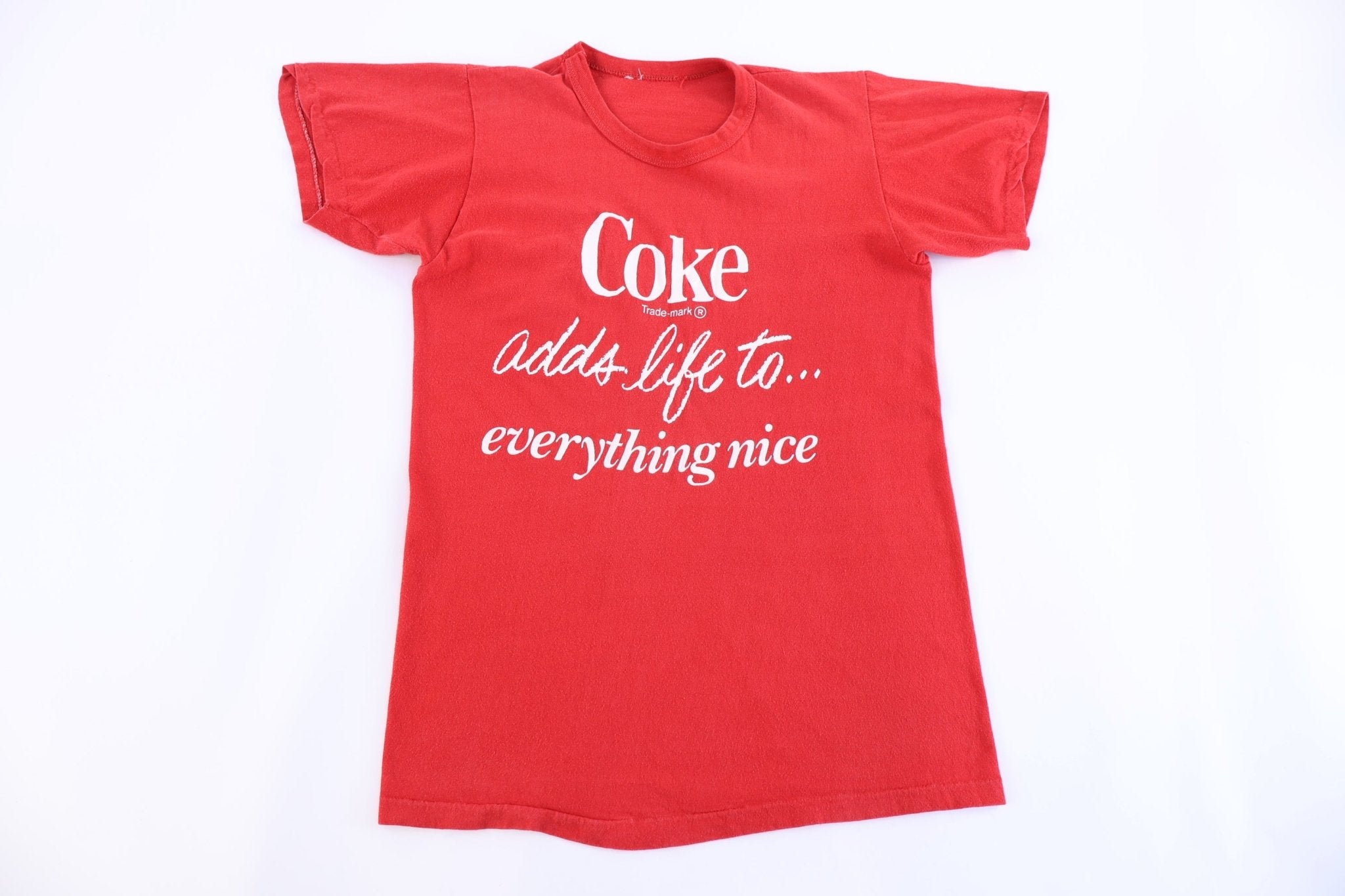 80's Coke Adds Life To Everything Nice T-shirt - Shirts & Tops - Thrifted Threads