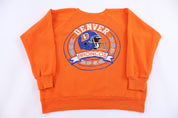 80's Denver Broncos Football Sweatshirt - Sweatshirt - Thrifted Threads