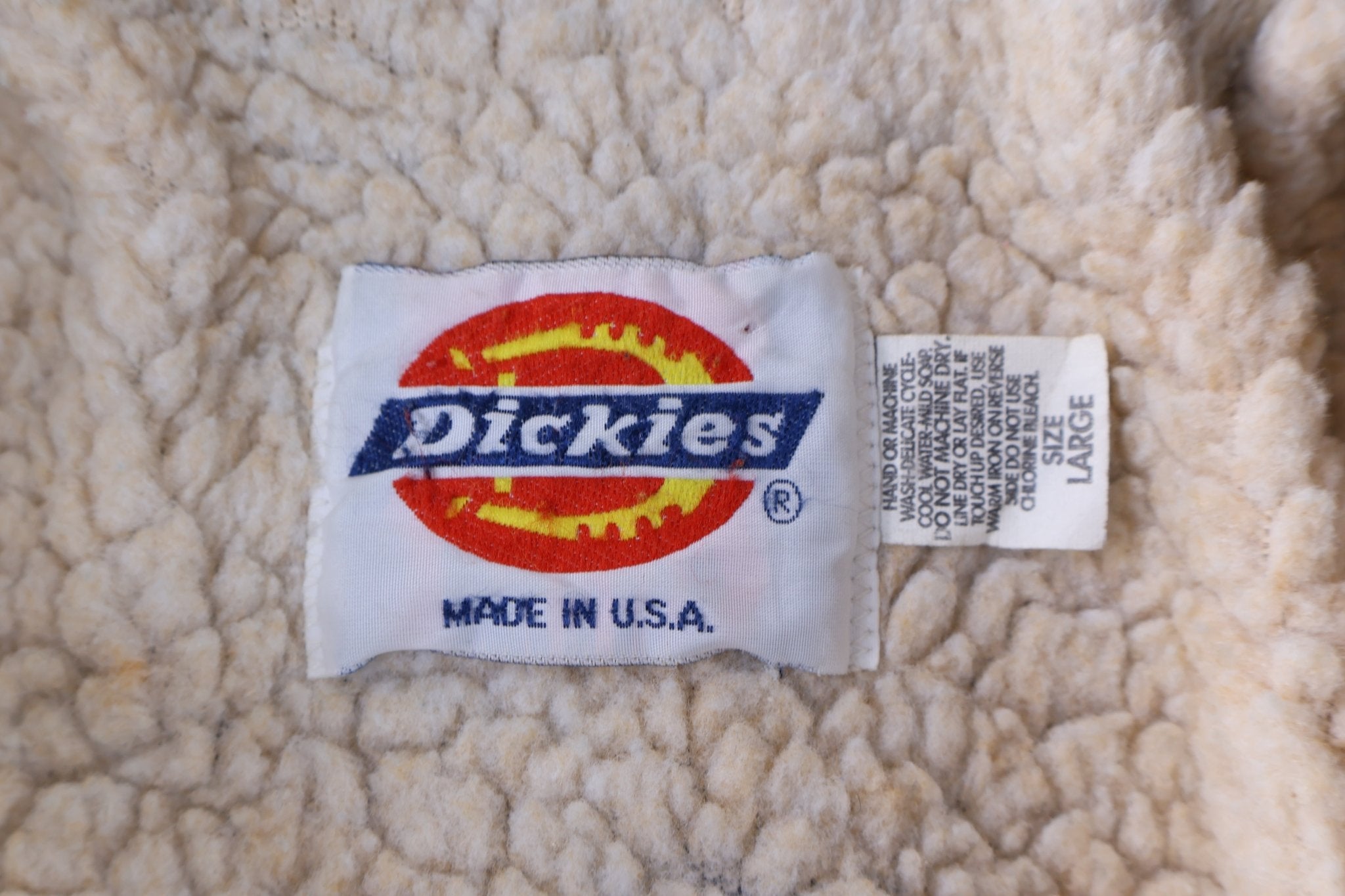 80's Dickies Navy Blue Full Zip Jacket - Jacket - Thrifted Threads