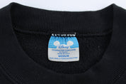 80's Disney Mickey Mouse Black Sweatshirt - ThriftedThreads.com