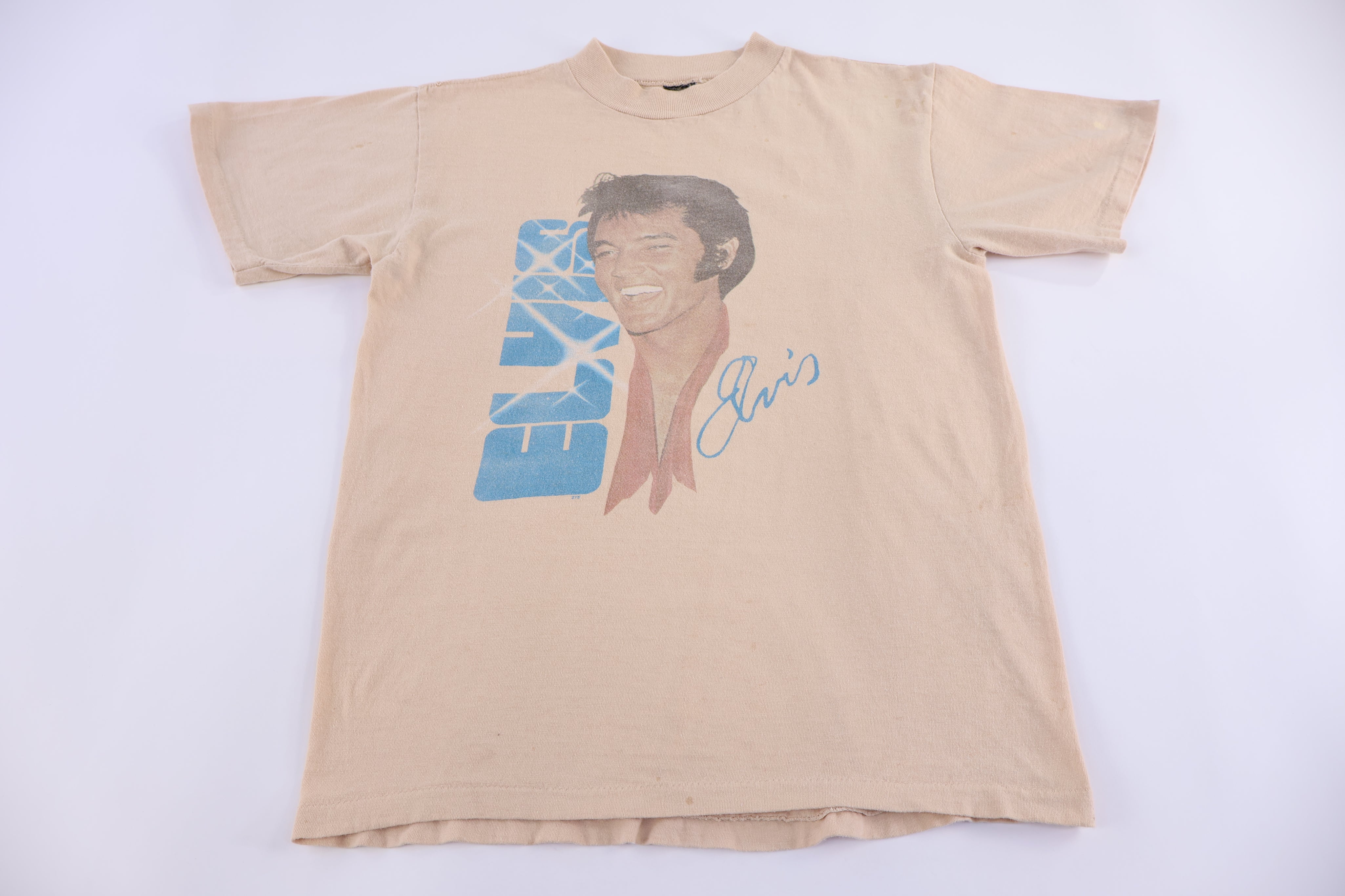 80's Elvis Presley Portrait T-shirt - Shirts & Tops - Thrifted Threads