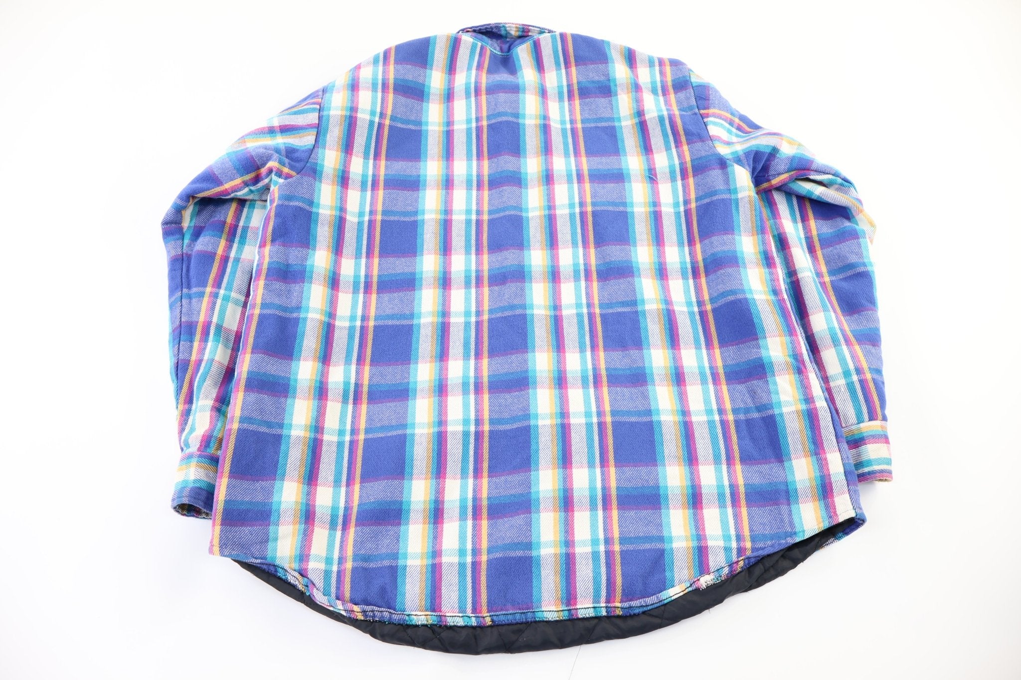 80's Five Brother Multicolor Plaid LS Button Down - Button Ups/Downs - Thrifted Threads