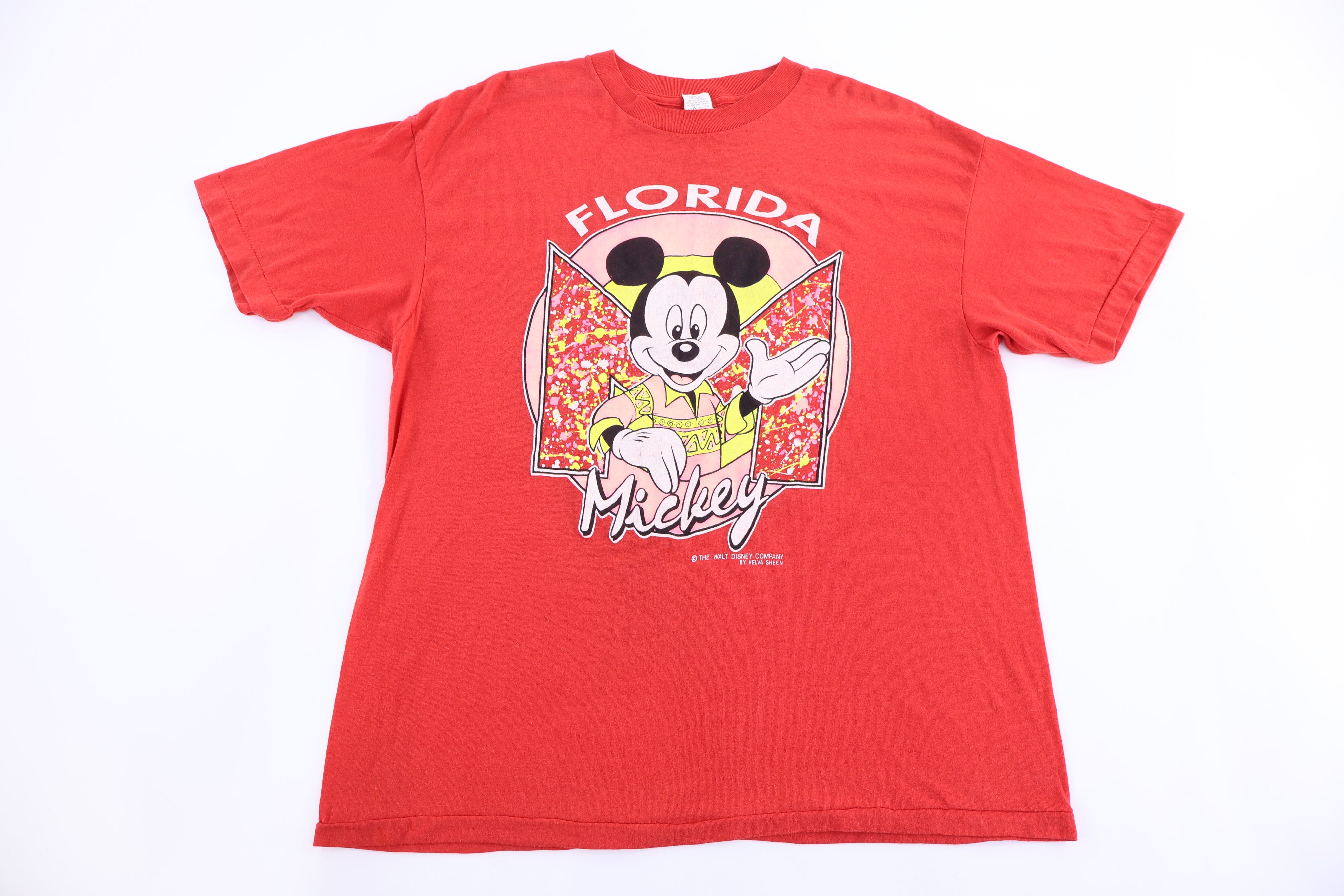 80's Florida Mickey Mouse Graphic T-shirt - Shirts & Tops - Thrifted Threads