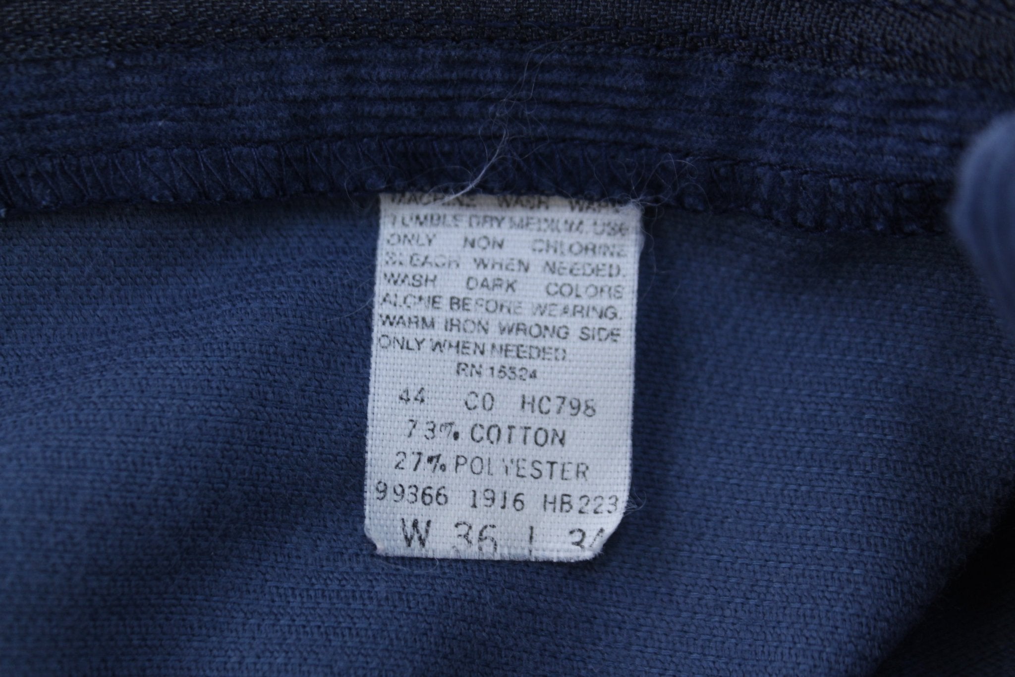80's Gap Blue Corduroy Pants - ThriftedThreads.com