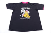 80's Garfield Merry Christmas T-shirt - Shirts & Tops - Thrifted Threads