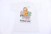 80's Garfield Rest Foot Lake Graphic T-shirt - Shirts & Tops - Thrifted Threads