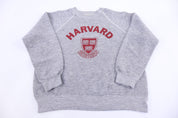 80's Harvard University Grey Sweatshirt - Sweatshirt - Thrifted Threads