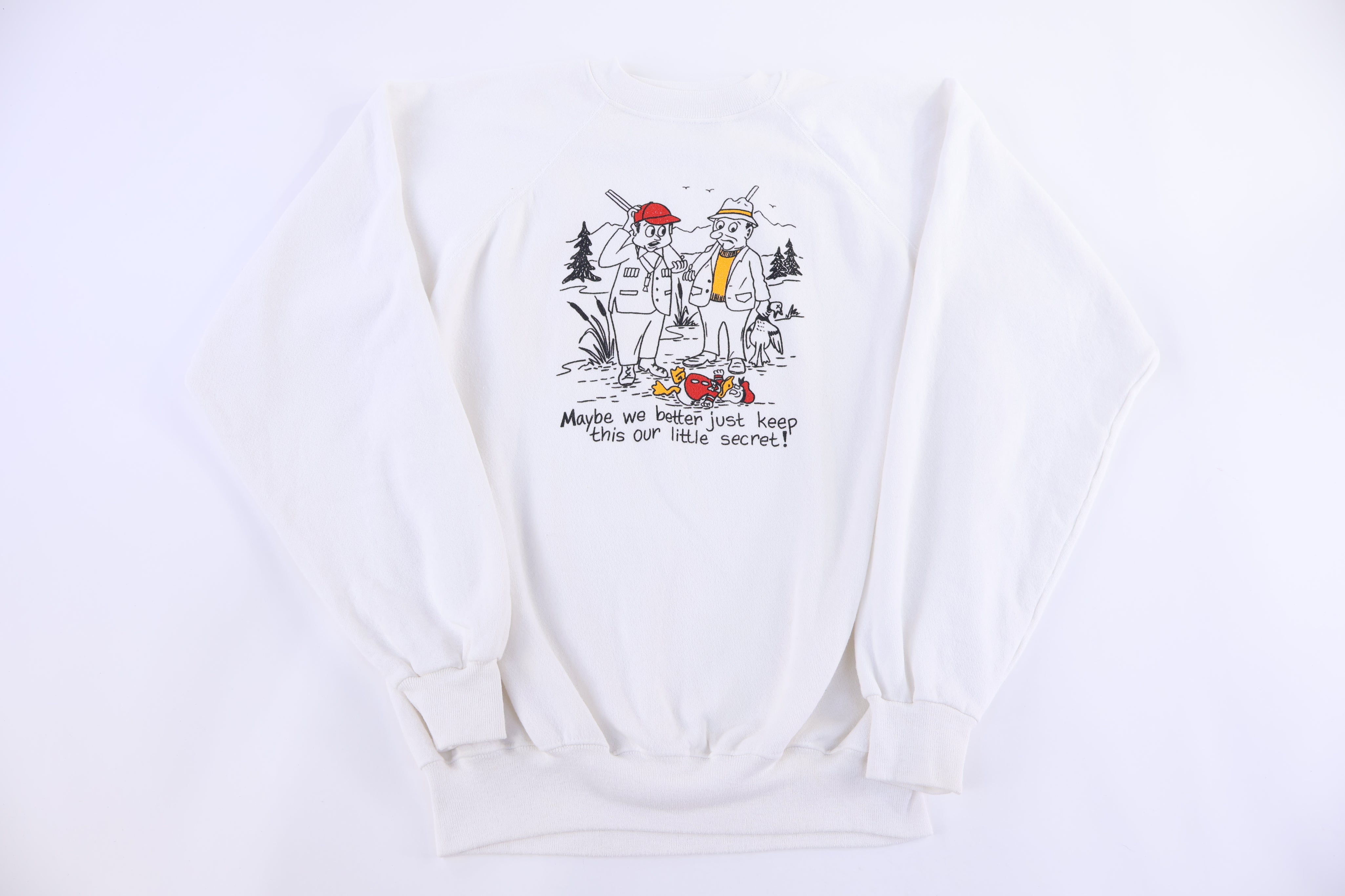 80's Hunting Graphic Sweatshirt - Sweatshirt - Thrifted Threads