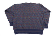 80's Idea Uomo Multipattern Knit Sweater - Sweater - Thrifted Threads