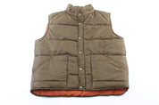 80's JcPenny Brown Puffer Vest - Jacket - Thrifted Threads