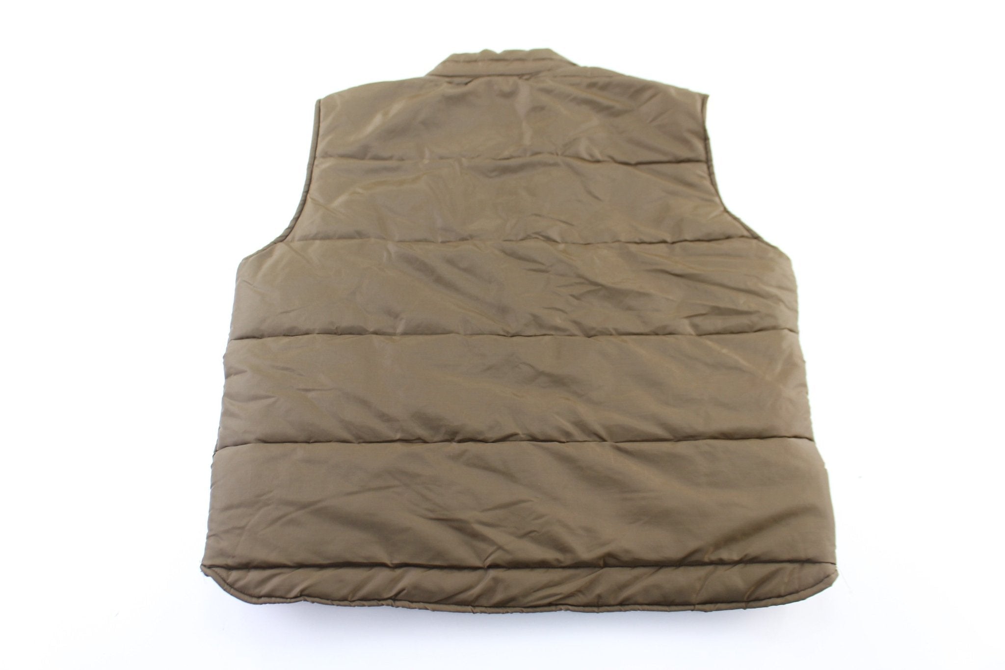 80's JcPenny Brown Puffer Vest - Jacket - Thrifted Threads