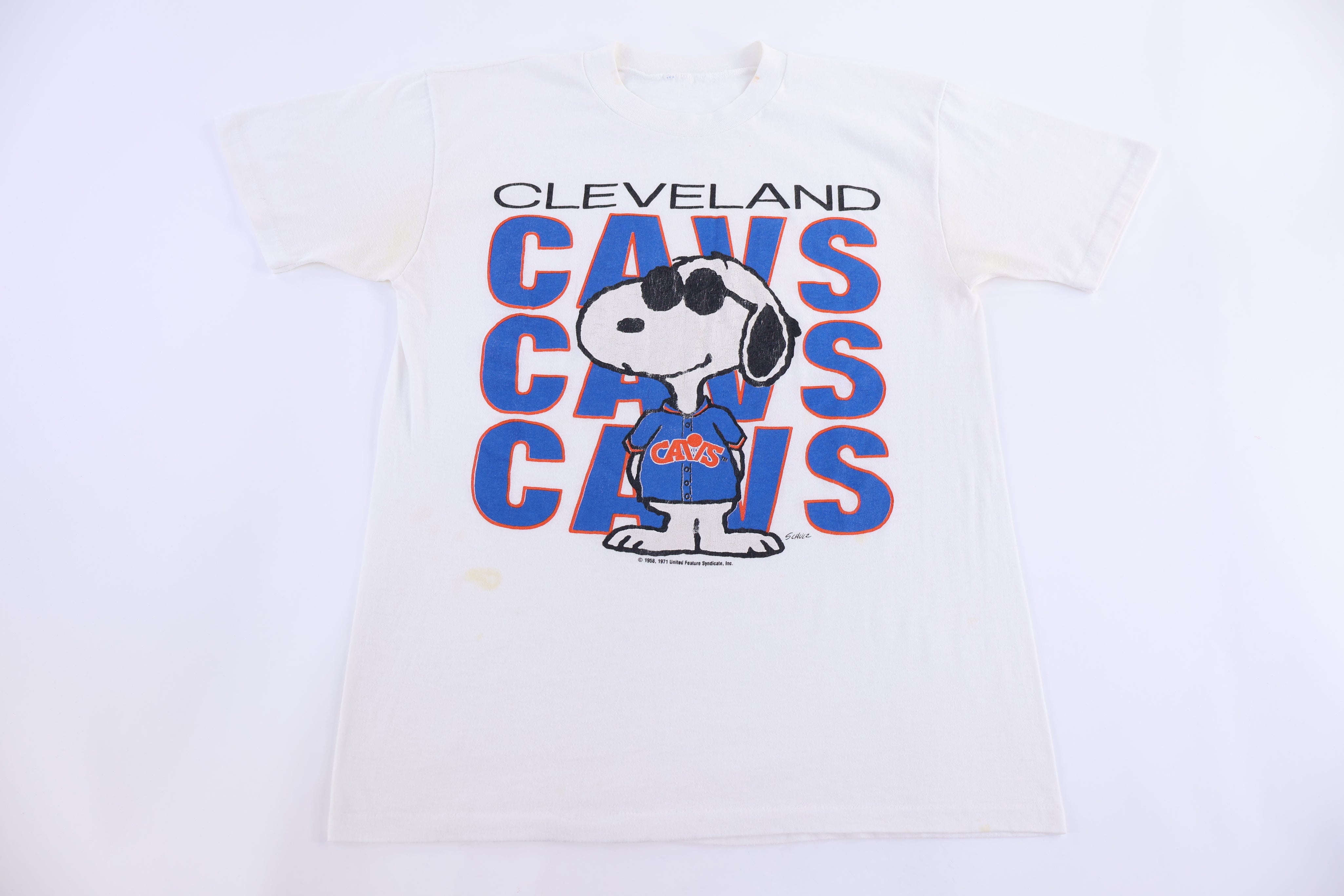 80's Joe Cool Snoopy Cleveland Browns Football T-shirt - Shirts & Tops - Thrifted Threads
