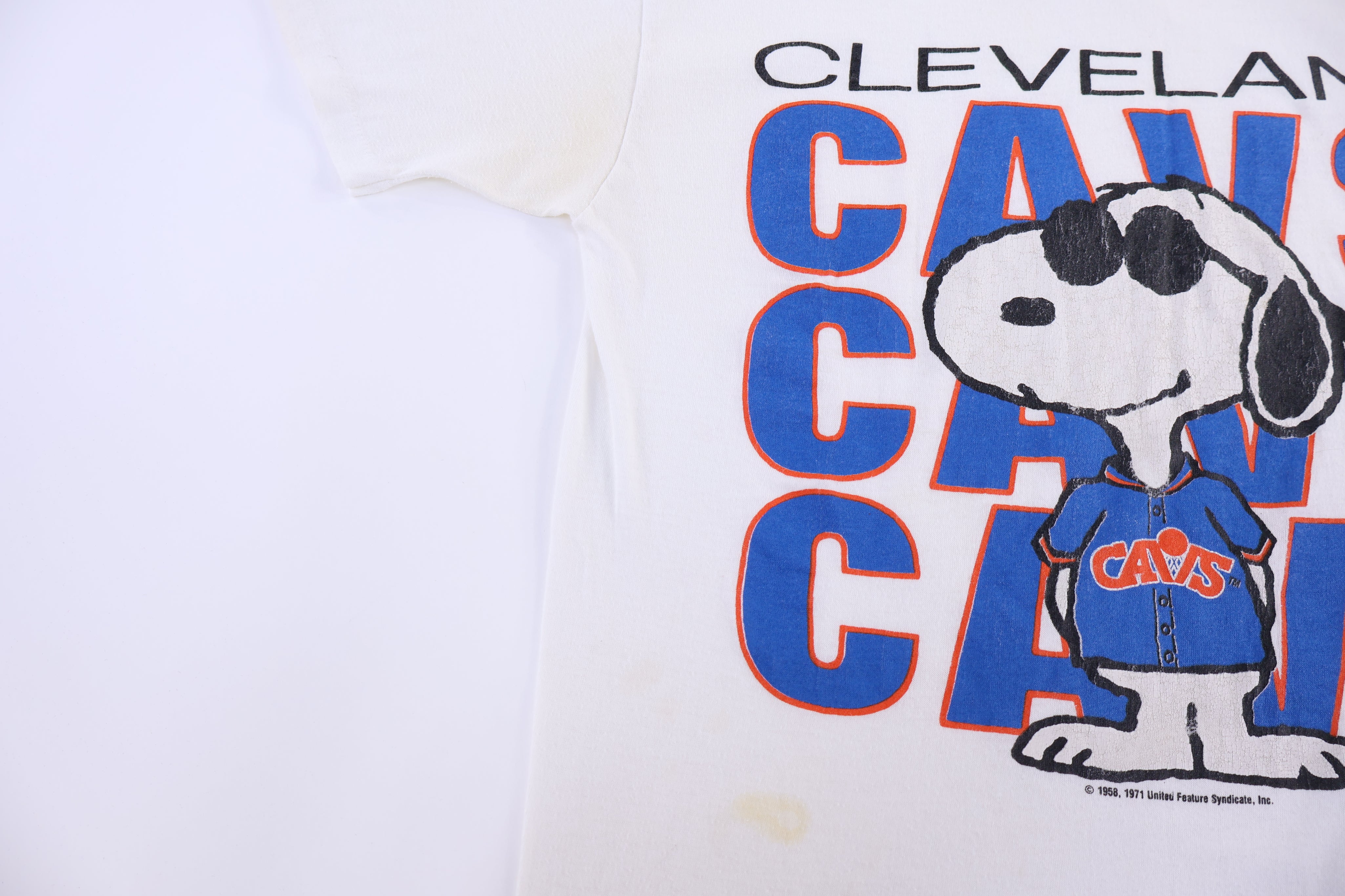80's Joe Cool Snoopy Cleveland Browns Football T-shirt - Shirts & Tops - Thrifted Threads