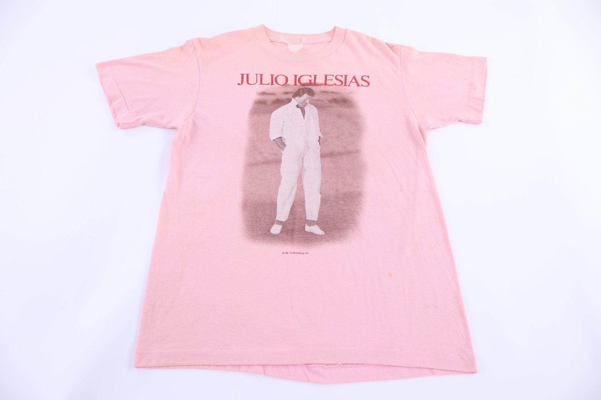 80's Julio Iglesias Tour T-shirt - Shirts & Tops - Thrifted Threads