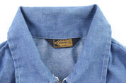 80's K-Brand Blue Zip Up Jacket - Jackets - Thrifted Threads