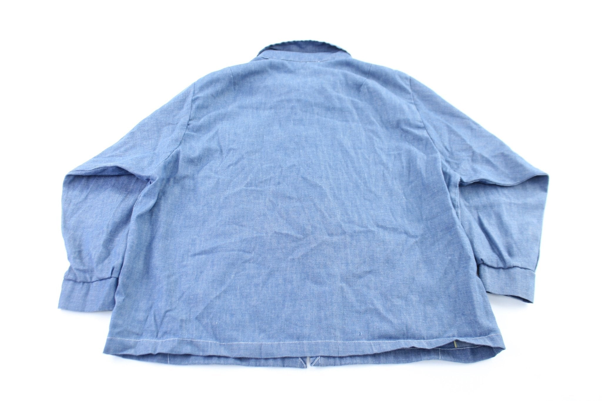 80's K-Brand Blue Zip Up Jacket - Jackets - Thrifted Threads