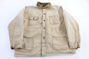 80's Key Tan Blanket Lined Chore Jacket - ThriftedThreads.com