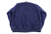 80's Lee Blue Corduroy Bomber Jacket - Jacket - Thrifted Threads