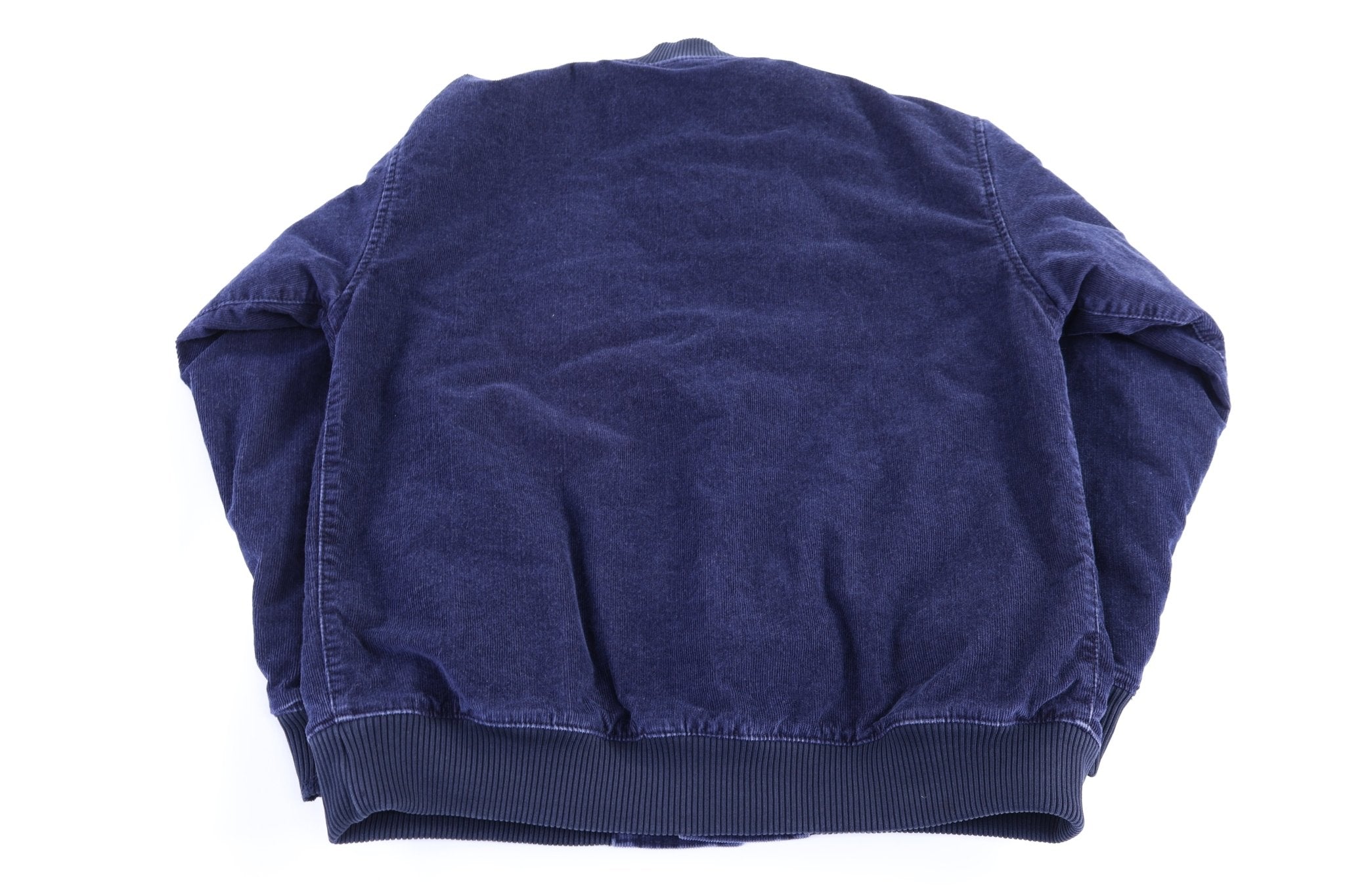 80's Lee Blue Corduroy Bomber Jacket - Jacket - Thrifted Threads