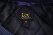 80's Lee Blue Corduroy Bomber Jacket - Jacket - Thrifted Threads