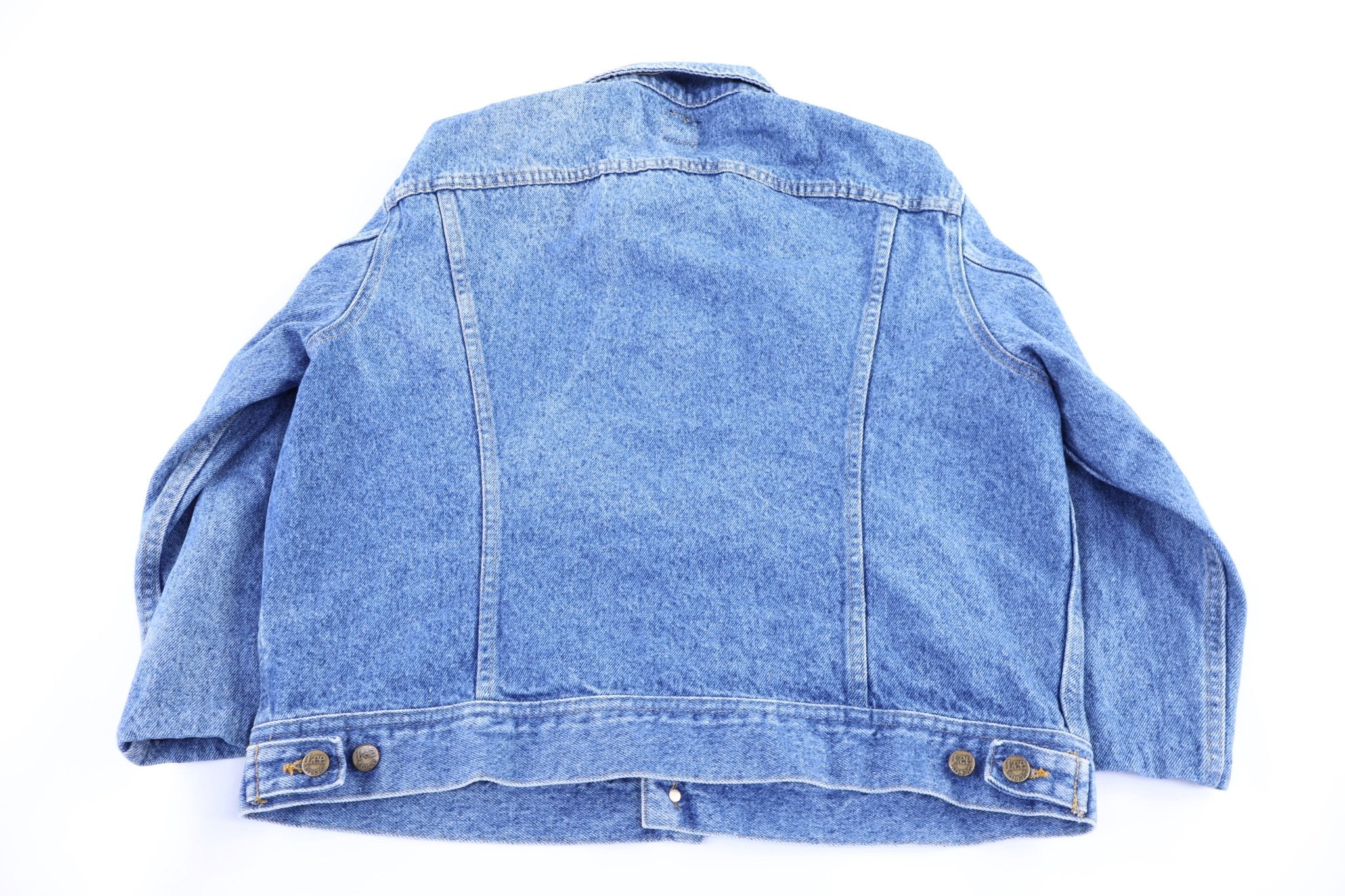 80's Lee Dark Wash Denim Jacket - Jacket - Thrifted Threads