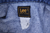 80's Lee Dark Wash Denim Jacket - Jacket - Thrifted Threads