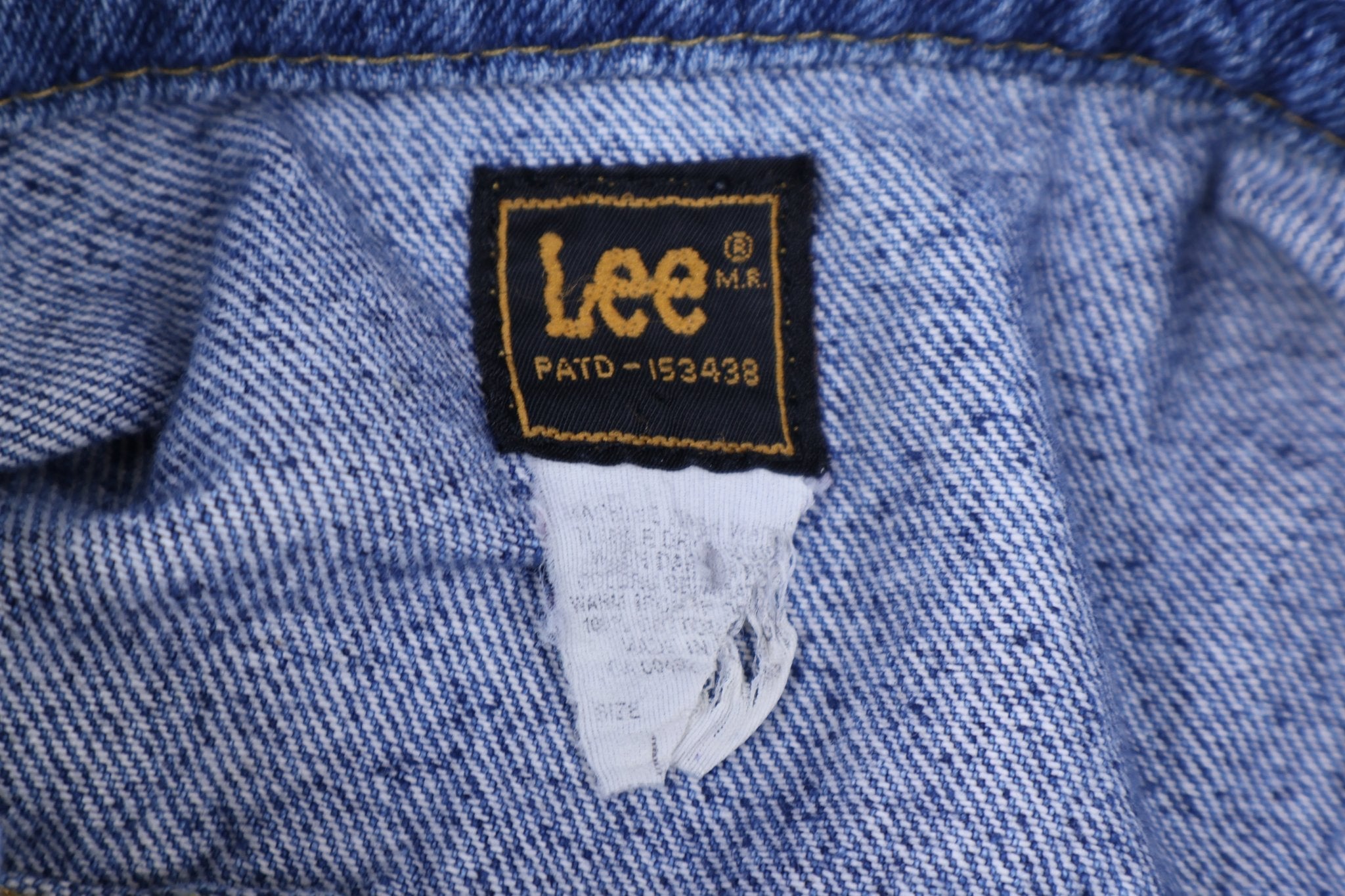 80's Lee Dark Wash Denim Jacket - Jacket - Thrifted Threads