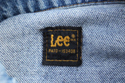 80's Lee Medium Wash Denim Trucker Jacket - ThriftedThreads.com