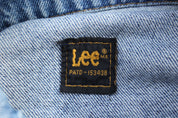 80's Lee Medium Wash Denim Trucker Jacket - Jacket - Thrifted Threads